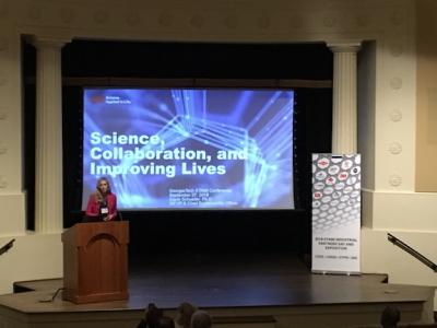 Dr. Gayle Shueller at the 2018 STAMI Industry Partners Day