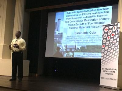 Dr. Baratunde Cola at the 2018 STAMI Industry Partners Day